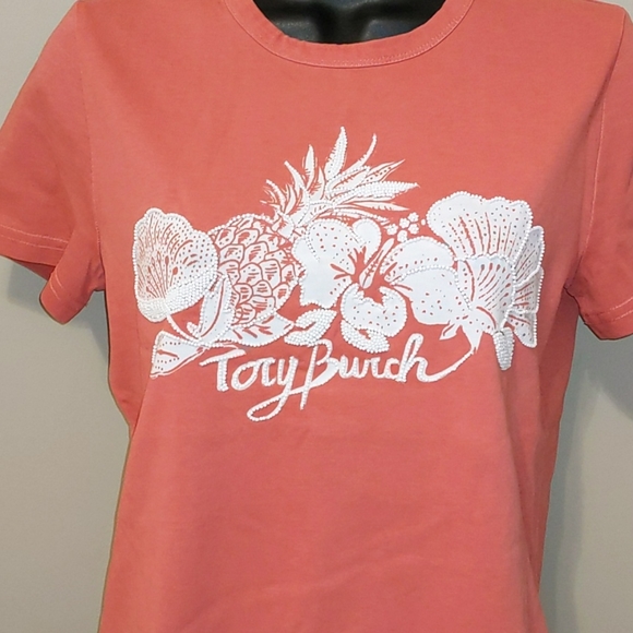 NEW Tory Burch Vintage Hawaiian Vine Tee - Picture 3 of 7